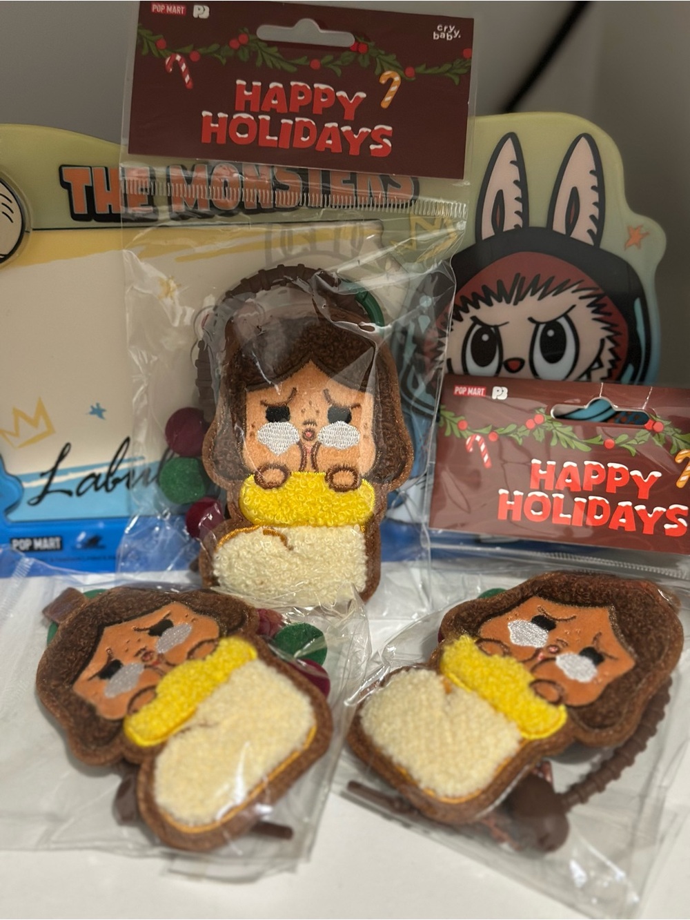 POPMART CRYBABY HOLIDAY KEYCHAIN